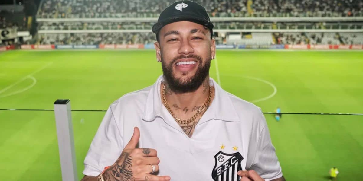 O jogador iniciou sua carreira no Santos (Reprodução: Internet)