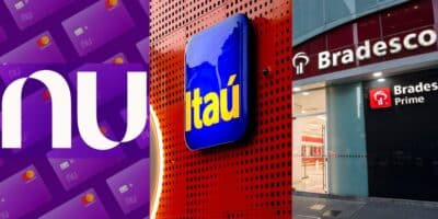 Nubank. Itaú e Bradesco cravam fim de serviço (Reprodução: Montagem TV Foco)