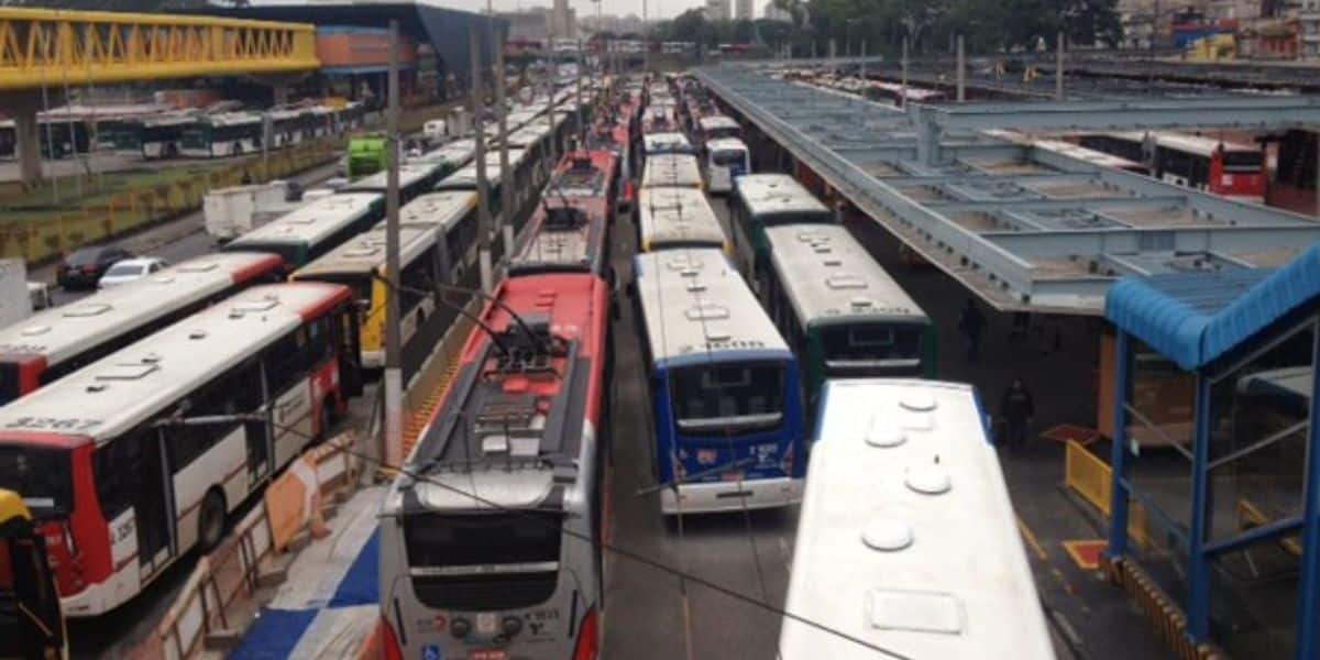 Milhões de passageiros todos os dias nos ônibus de São Paulo (Reprodução: Internet)