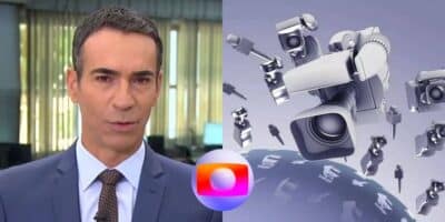 César Tralli entrou ao vivo na programação (Foto: Reprodução / TV Globo)