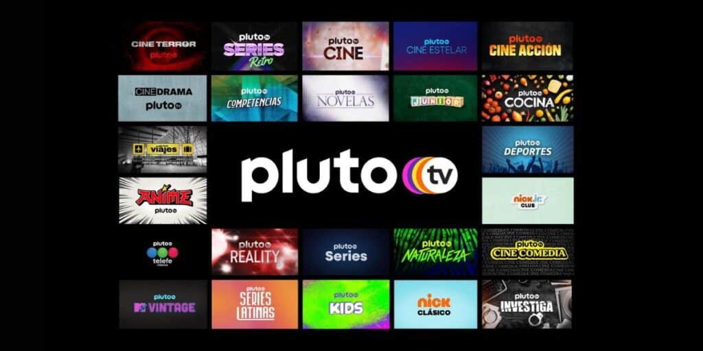 Catálogo da Pluto TV tem mais de 35 mil horas de conteúdo (Reprodução: Internet)