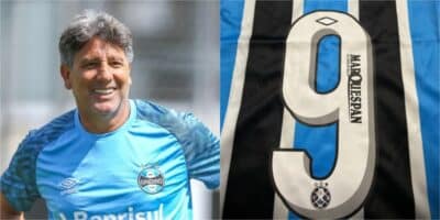 Imagem do post Renato imparável: Contratação de mais 1 camisa 9 da seleção é definida pra por Diego Costa no banco do Grêmio