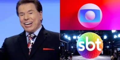 Silvio Santos derrubou a programação do SBT e retransmitiu imagens da Globo (Foto: Reprodução/ Internet)