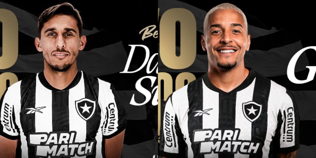 Damián Suárez e Gregore, são novos reforços do Botafogo - (Foto: Reprodução / Internet)