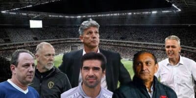 treinadores do futebol brasileiro   (Foto - Montagem TV Foco).