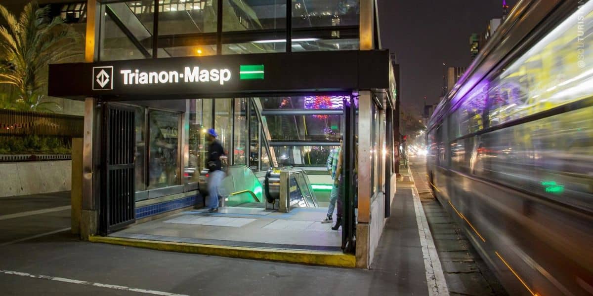 A estação Trianon Masp fica no coração de São Paulo (Reprodução: Internet)