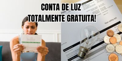 Conta de luz 100% gratuita (Reprodução/Montagem/Canva)