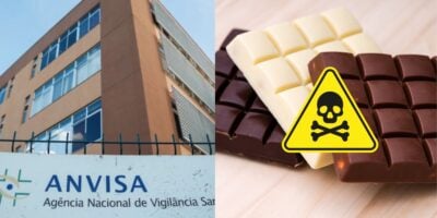 A Anvisa decretou retirada de 3 marcas de chocolates (Reprodução/Montagem/Poder 360/Canva)