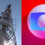 Antena de emissora / Logo da Globo - Montagem TVFOCO