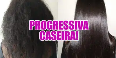 Antes e depois de usar progressiva no cabelo (Foto: Reprodução - Dot Cosméticos) 