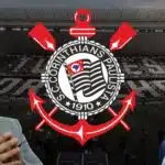 Augusto Melo, Ceni, treinador do Bahia, e escudo Corinthians  (Foto - Montagem TV Foco).