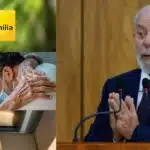 Bolsa Família / Idosos / Pessoa sacando dinheiro / Presidente Lula - Montagem TVFOCO