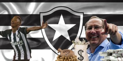 Botafogo e John Textor com dinheiro - Foto Reprodução Internet