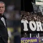 Cuca e torcida do Santos - Foto Reprodução Internet