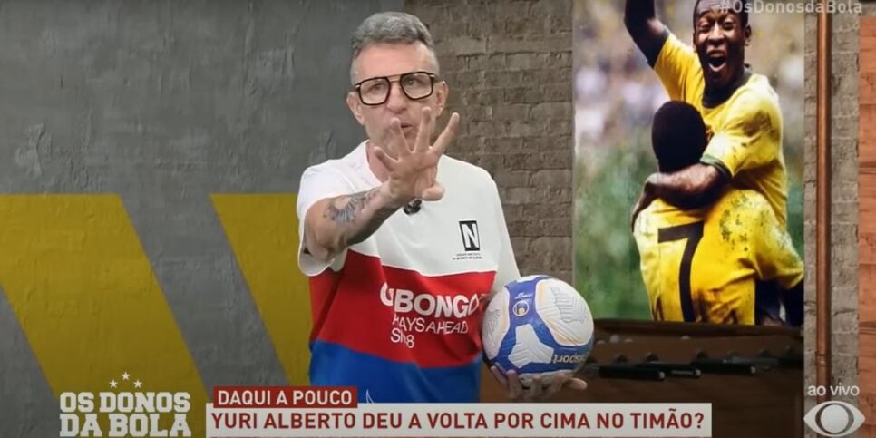 Craque Neto no programa Os Donos da Bola - Foto | Reprodução: Youtube Band