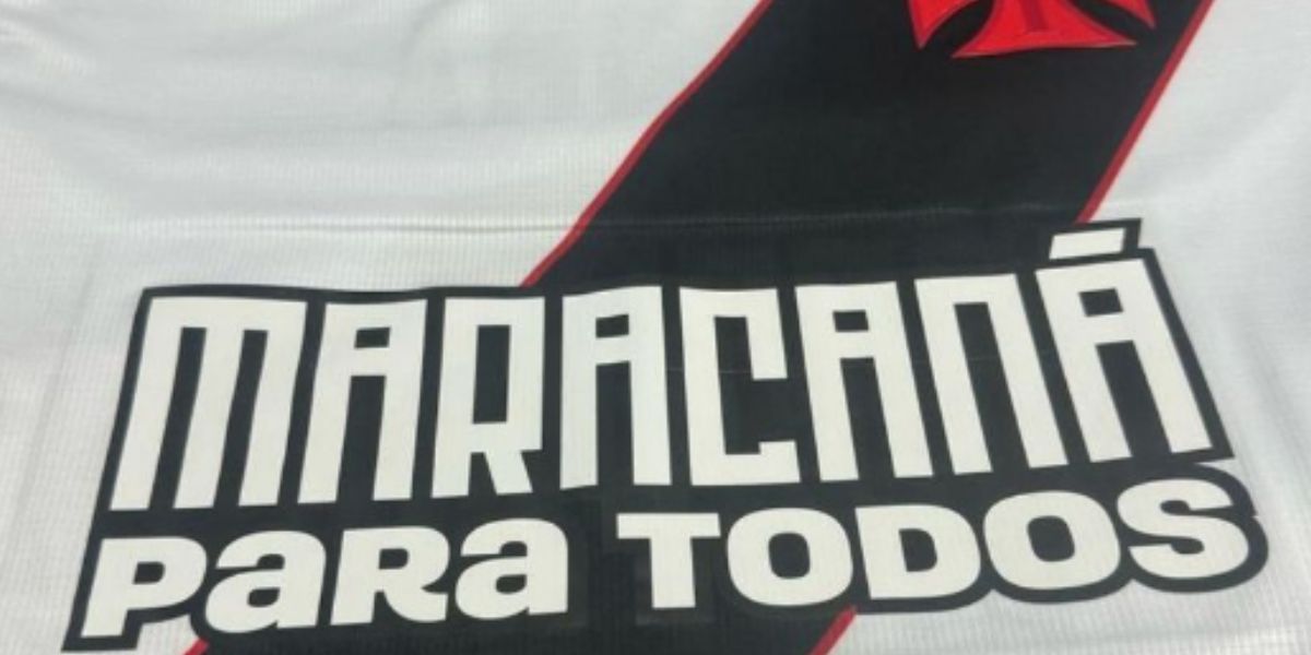 frase estampada na camisa do Cruzmaltino: “Maracanã para todos” - Foto | Reprodução: Internet 