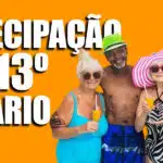 Idosos em festa com antecipação do 13º salário (Foto: Reprodução - Freepick, Montagem - TV Foco)