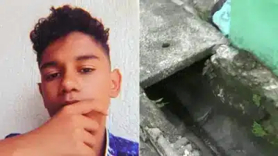 Jovem morre após ser levado por enxurrada para dentro de bueiro em SP - Foto Internet