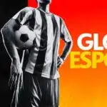 Luto e logo do Globo esporte - Montagem TVFOCO