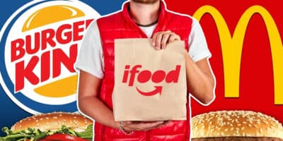 McDonald's, BK e iFood (Foto: Montagem - TV Foco)