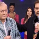 Milton Neves e Faustão (Foto: Reprodução / Band) 