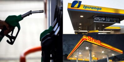 Posto de Gasolina - Shell e Ipiranga (Foto: Reprodução, Montagem - TV foco)