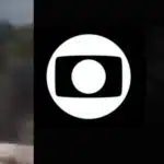 Queda de avião e logo da Globo com imagem de luto (Fotos: Reproduções / Internet / O Globo)