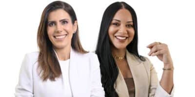 Sheila Magalhães e Larissa Alves comandam talk show em homenagem às mulheres. Crédito: Renato Pizzutto