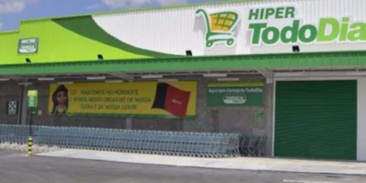 Supermercado Todo Dia, localizada na Avenida Dinamérica, em Campina Grande, região da Paraíba (Foto Reprodução/Internet)