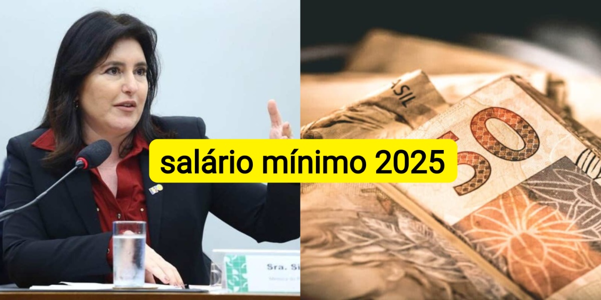 Anúncio de Tebet, e valor Viradas do salário mínimo 2025