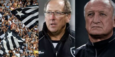 Torcida do Botafogo Textor Felipão - Montagem TVFOCO