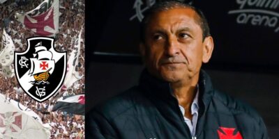 Ramón Díaz tem três viradas no VAsco da Gama - Montagem Tv Foco