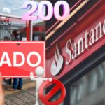 Agência fechada e fachada do Santander (Foto: Reprodução / Pronatec)