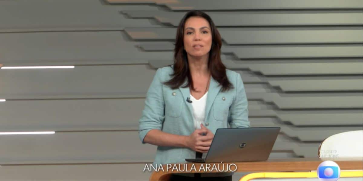 Ana Paula Araújo comanda todas as manhãs o Bom Dia Brasil (Reprodução: Globo)