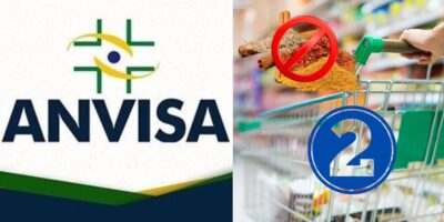 Anvisa e temperos em um supermercado (Foto: Reprodução / Canva)