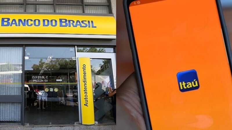 Closing of Banco do Brasil branches and official statement (Reproduction: Montagem TV Foco)