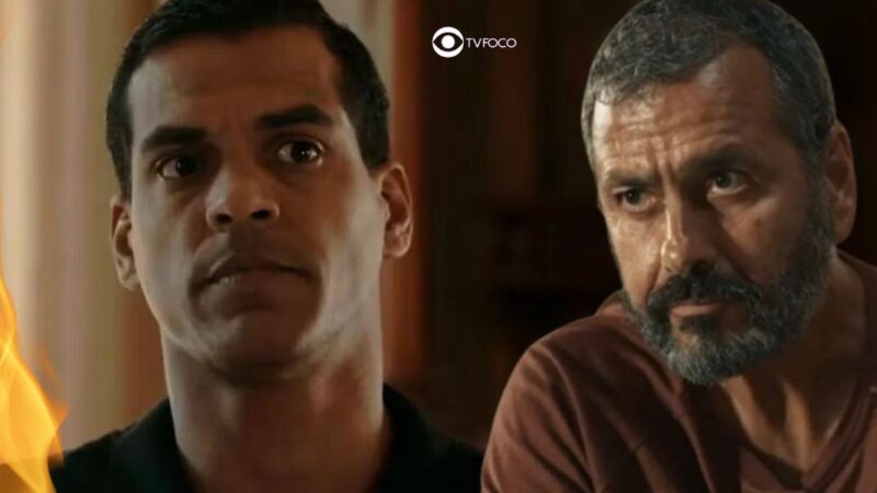 José Pinto (Marcelo Melo Jr.) y José Inocencio (Marcos Palmeira) en la película Renascer (Foto: Reproducción / Globo / Montagem TV Foco)