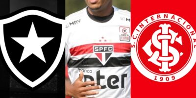 Inter e Botafogo se digladiam por lateral do São Paulo - (Foto: Reprodução / Internet)