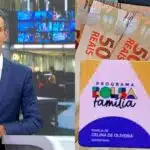 Nova lei do Bolsa Família anunciada por César Tralli (Reprodução: Montagem TV Foco)