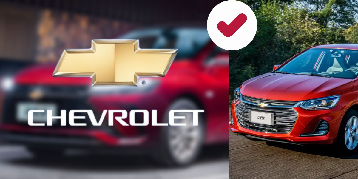 Monza é o carro popular da Chevrolet que irá subtiuir o Ônix em país (Foto: Reprodução / Canva)