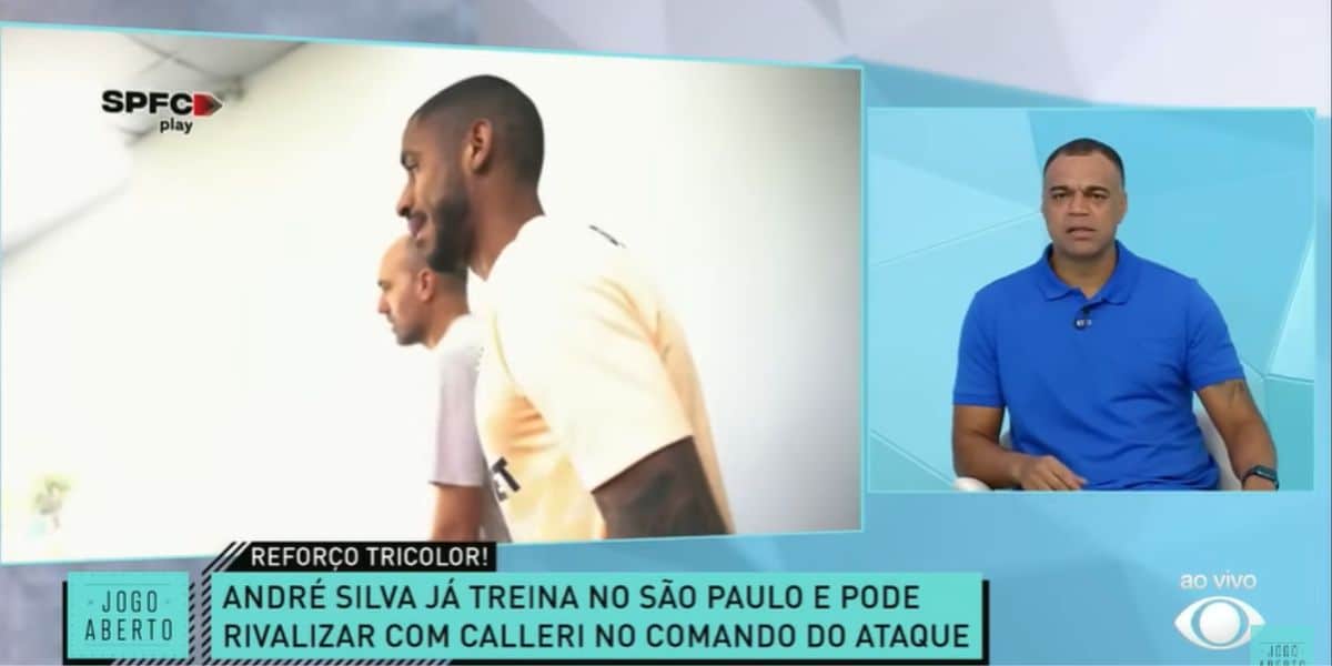 Denílson comenta sobre a chegada de André Silva no São Paulo (Reprodução: Band)