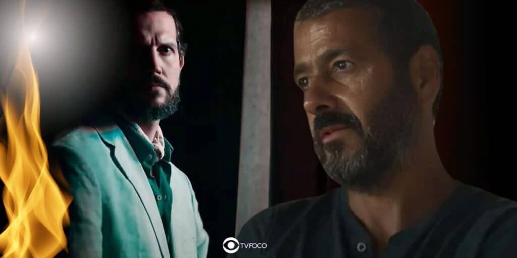 Egídio e José Inocêncio em Renascer (Foto: Reprodução / Globo / Montagem TV Foco)