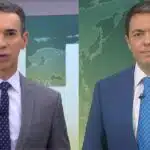 César Tralli e Alan Severiano no Jornal Hoje (Foto: Reprodução / TV Globo)