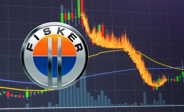 Após ameaça de falência, as ações da Fisker caíram (Foto Reprodução/ADFN)