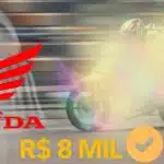 Logo da Honda e nova moto (Foto: Reprodução / Canva)