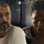 José Inocêncio (Marcos Palmeira) e Inácia (Edvana Carvalho) em Renascer (Foto: Reprodução / Globo / Montagem TV Foco)