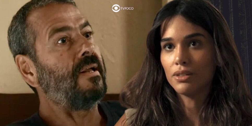 José Inocêncio e Mariana em Renascer (Foto: Reprodução / Globo / Montagem TV Foco)