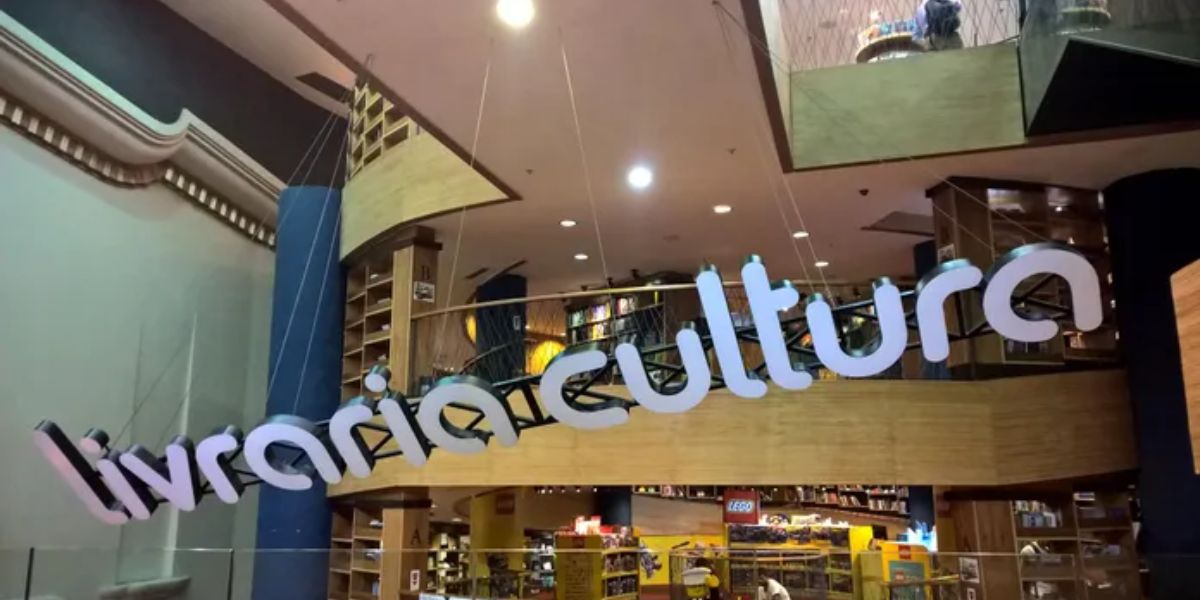 Livraria Cultura está com 2 unidades abertas no Brasil (Reprodução/ Foto: Carlos Brito/G1)