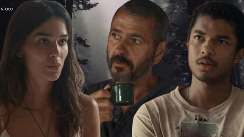 Mariana, José Inocencio and Joao Pedro in a movie 