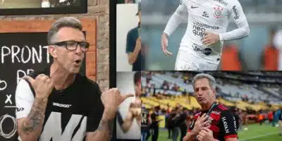 Neto comenta PIX de Landim para tirar joia do Corinthians (Reprodução: Montagem TV Foco)